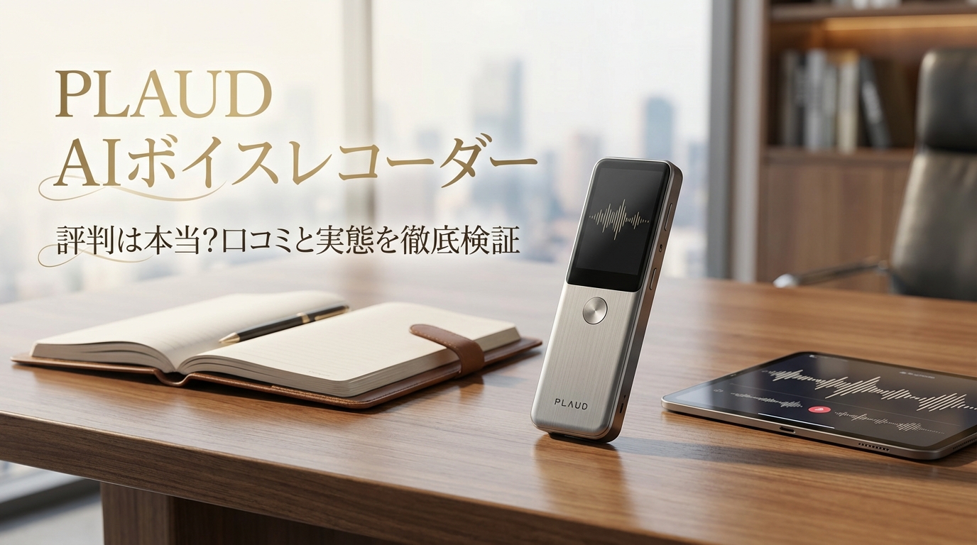 Plaud AIボイスレコーダーの評判は本当？口コミと実態を徹底検証