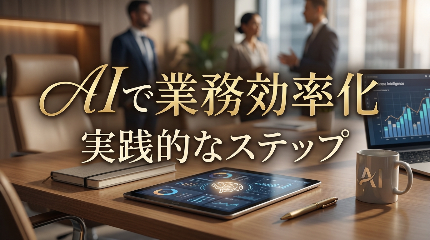 AIで業務効率化するための実践的なステップ