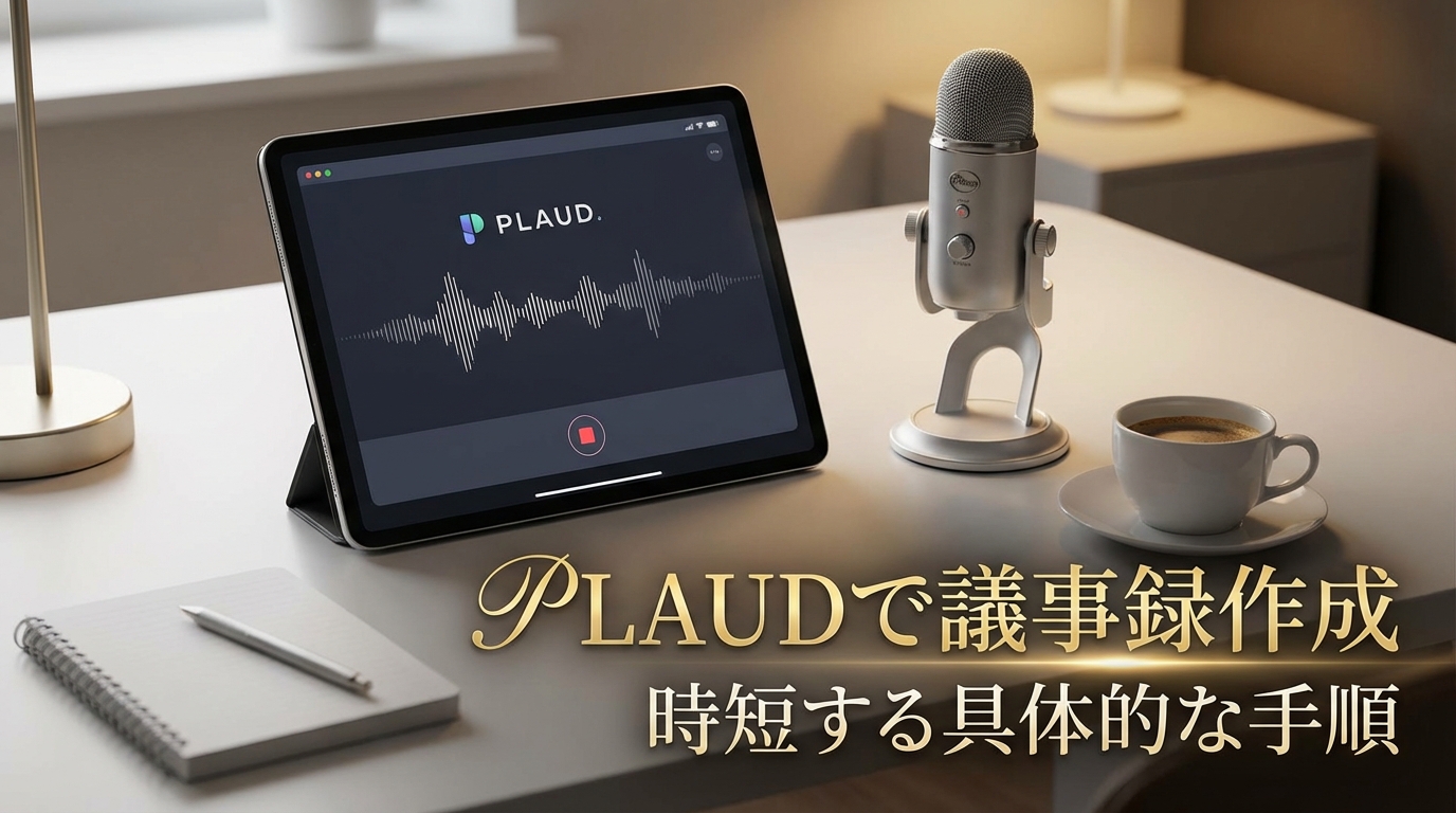 Plaudで議事録作成を時短する具体的な手順