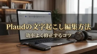 Plaudの文字起こし編集方法｜効率よく修正するコツ