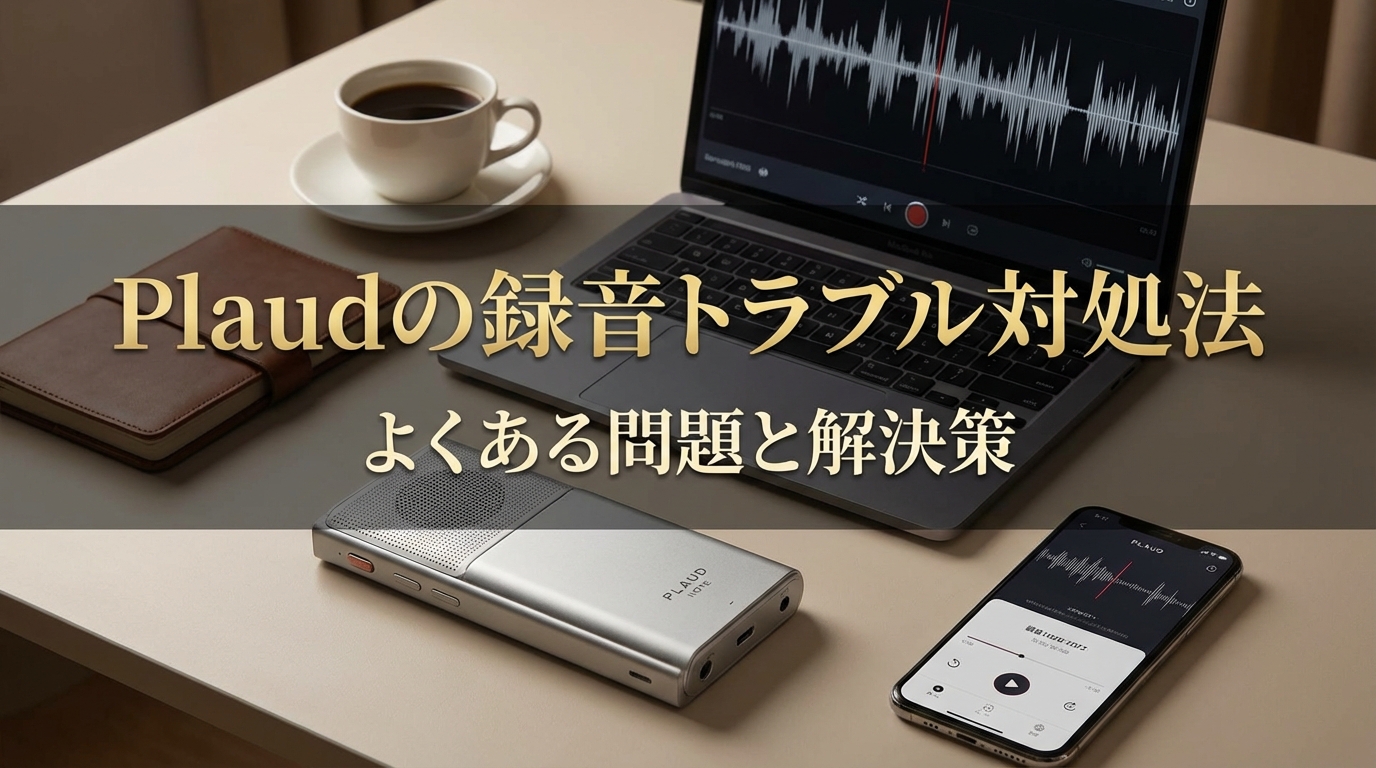 Plaudの録音トラブル対処法｜よくある問題と解決策