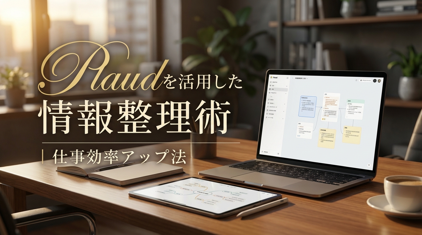 Plaudを活用した情報整理術|仕事効率アップ法