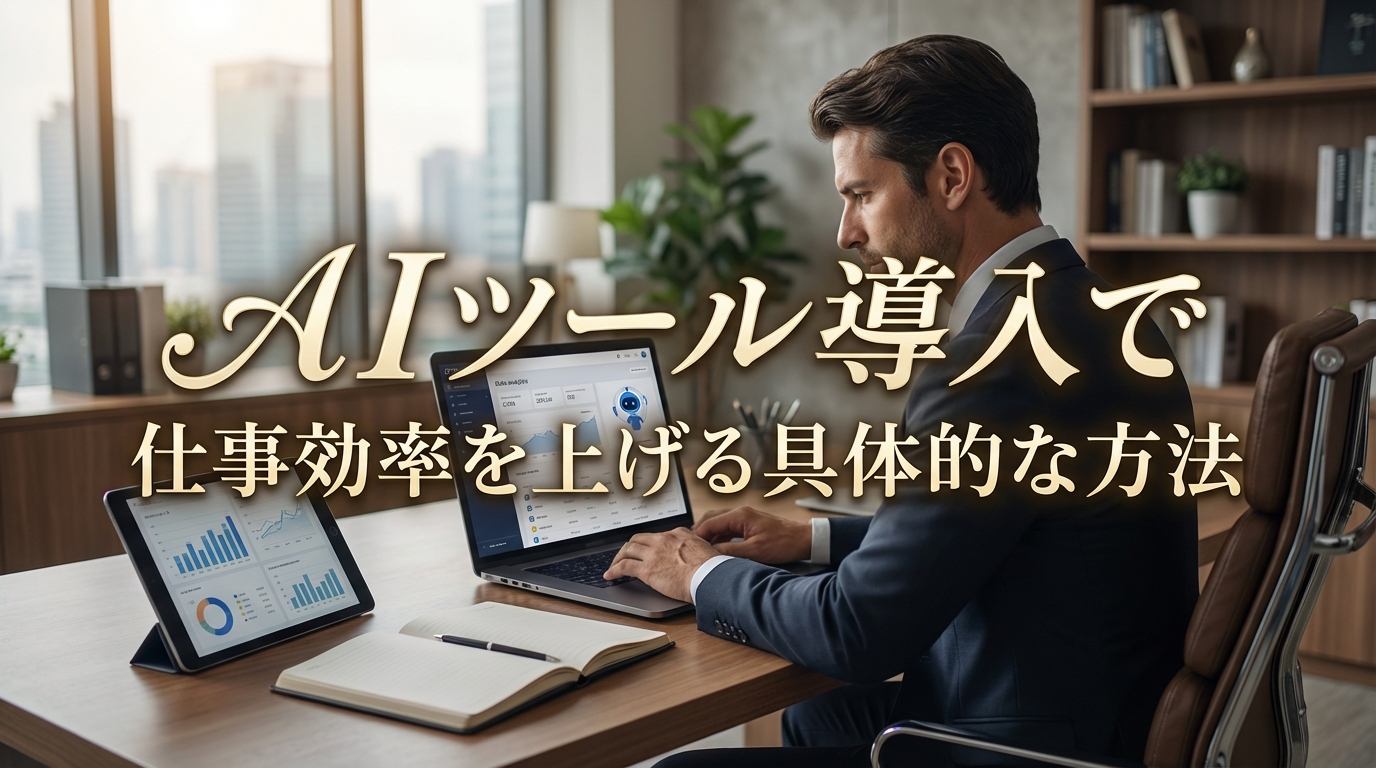 AIツール導入で仕事効率を上げる具体的な方法