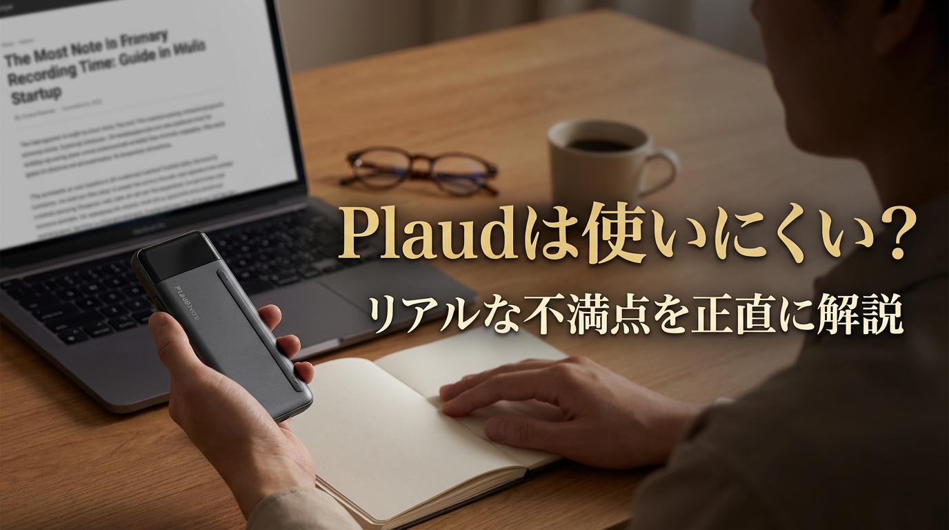 Plaudは使いにくい？リアルな不満点を正直に解説