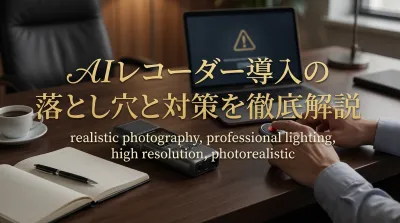 AIレコーダー導入の落とし穴と対策を徹底解説