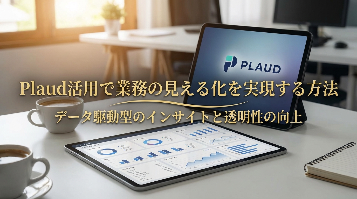 Plaud活用で業務の見える化を実現する方法