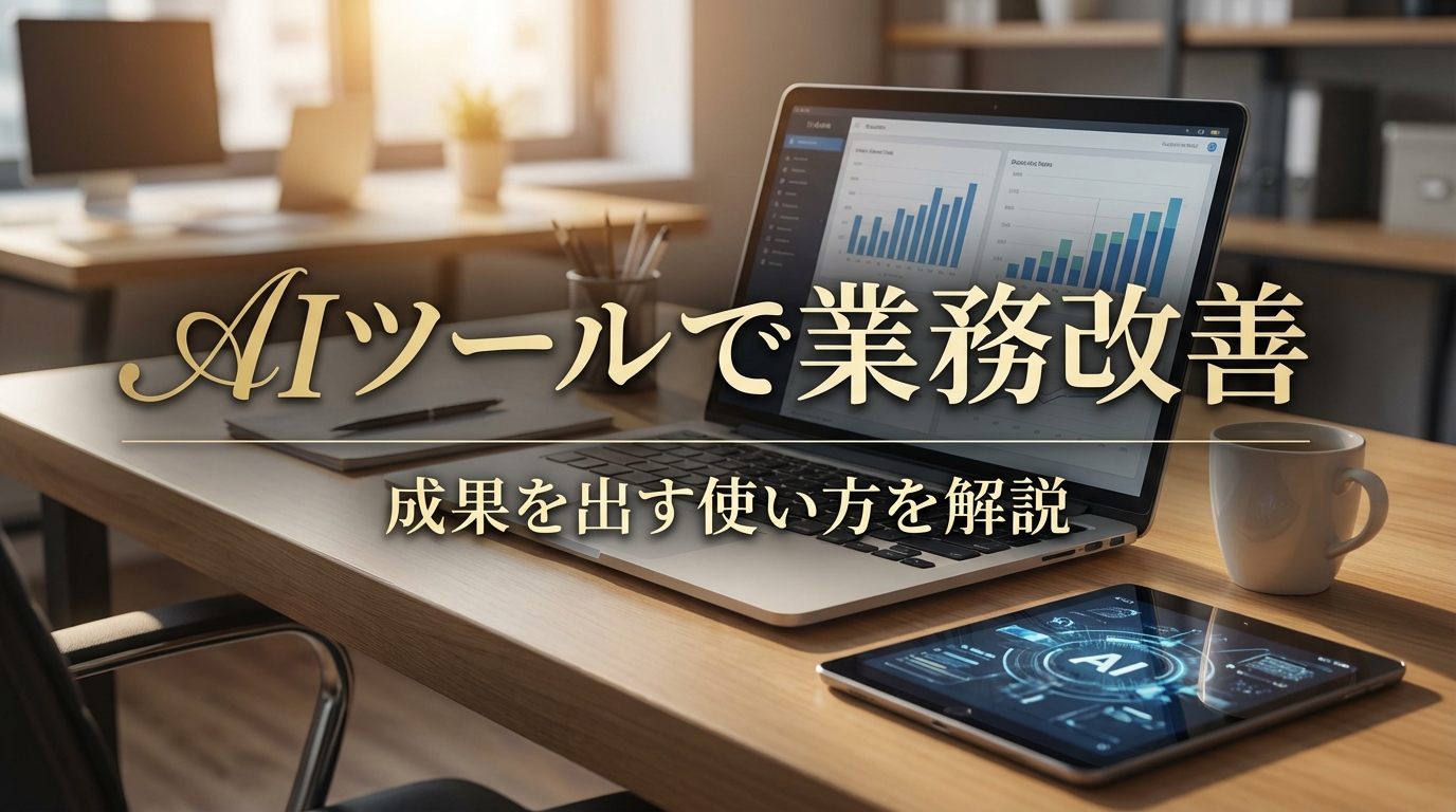 AIツールで業務改善｜成果を出す使い方を解説
