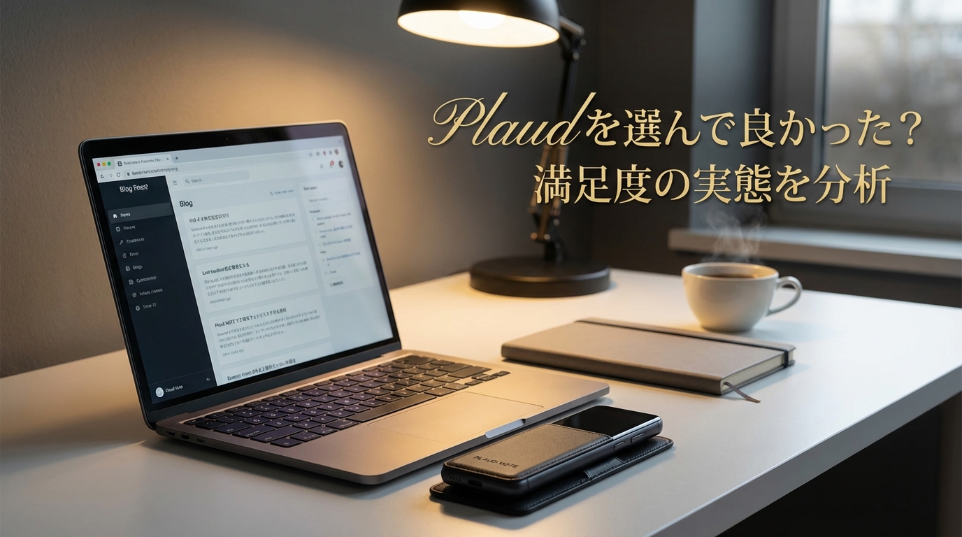 Plaudを選んで良かった?満足度の実態を分析