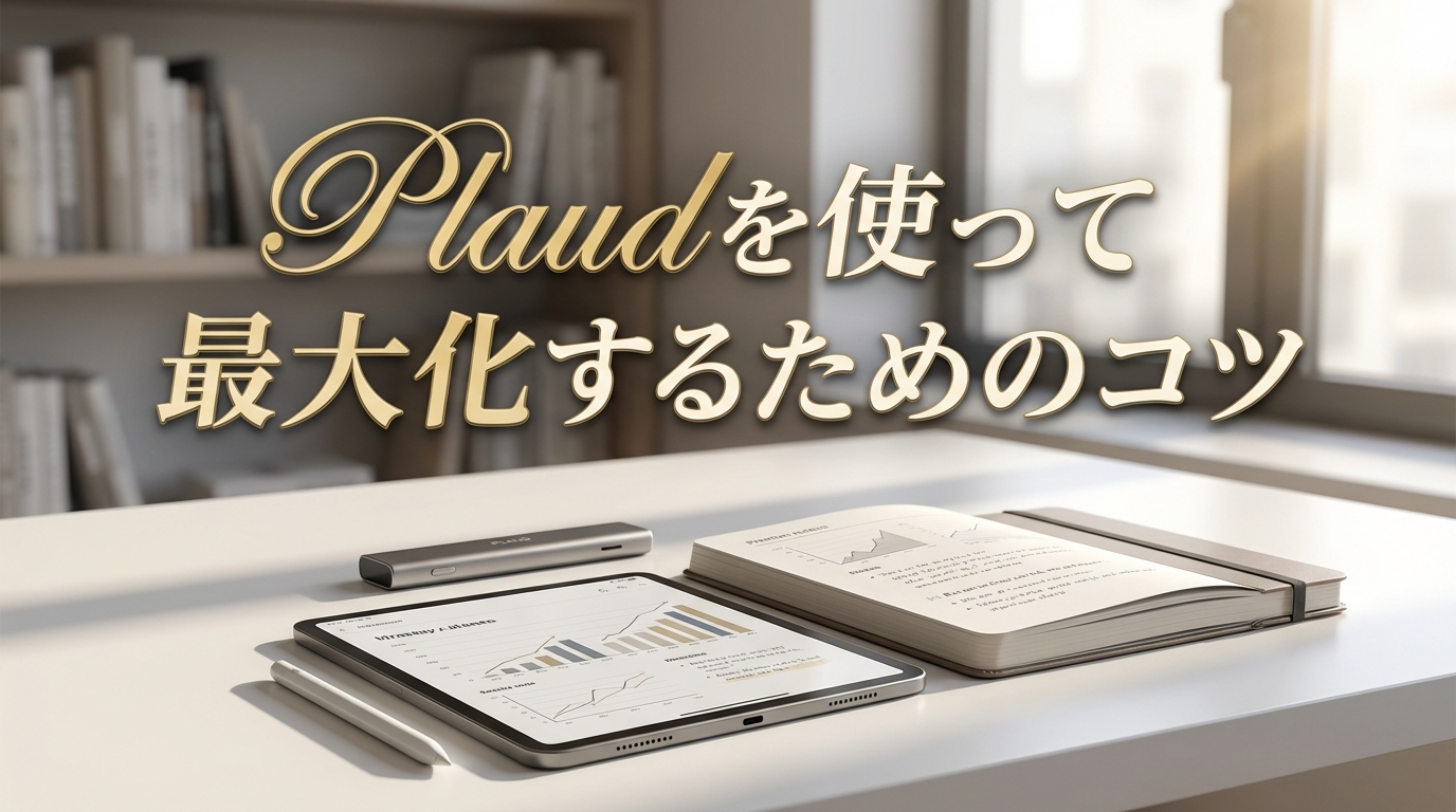 Plaudを使って成果を最大化するためのコツ