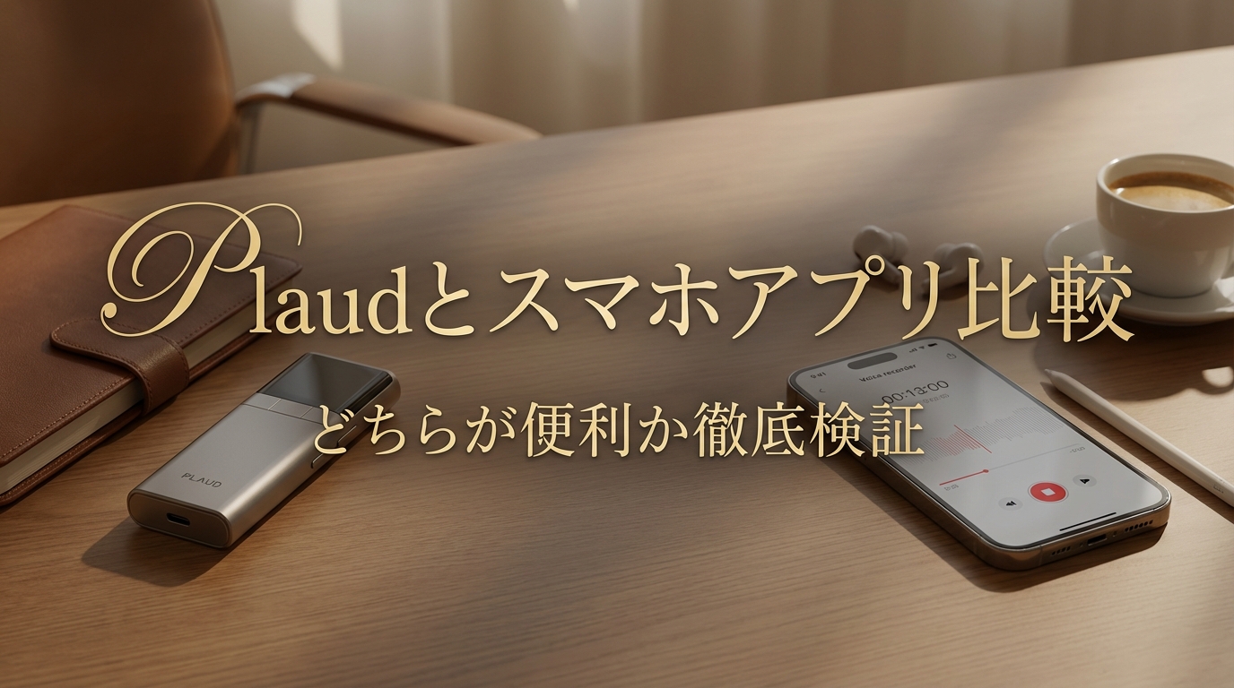 Plaudとスマホアプリ比較｜どちらが便利か徹底検証