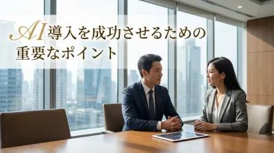 AI導入を成功させるための重要なポイント