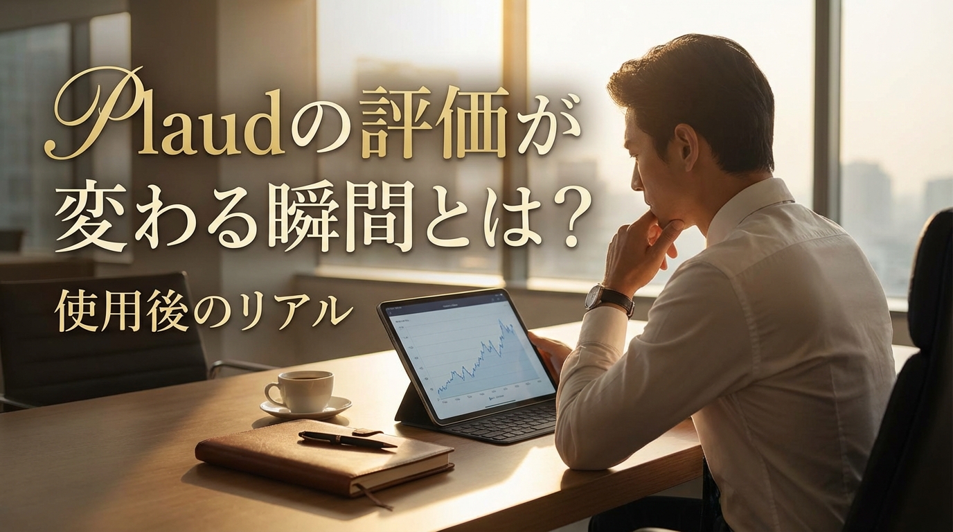 Plaudの評価が変わる瞬間とは？使用後のリアル