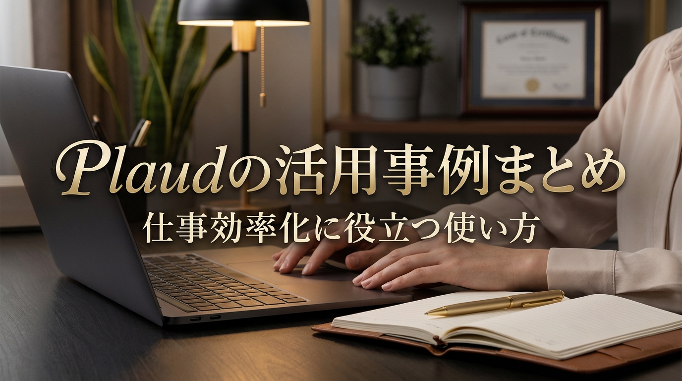 Plaudの活用事例まとめ｜仕事効率化に役立つ使い方