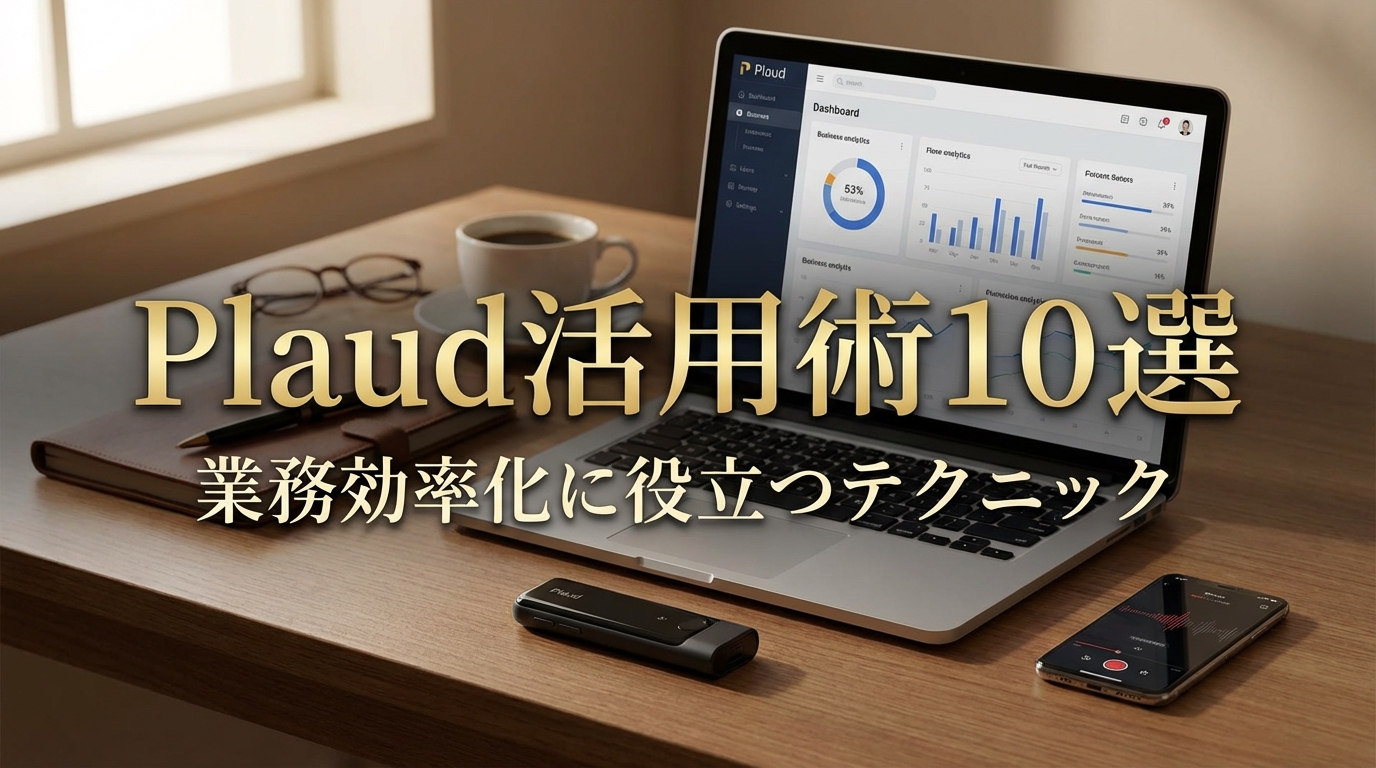 Plaud活用術10選｜業務効率化に役立つテクニック