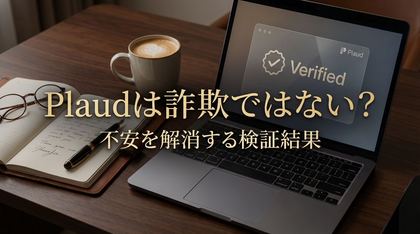 Plaudは詐欺ではない？不安を解消する検証結果