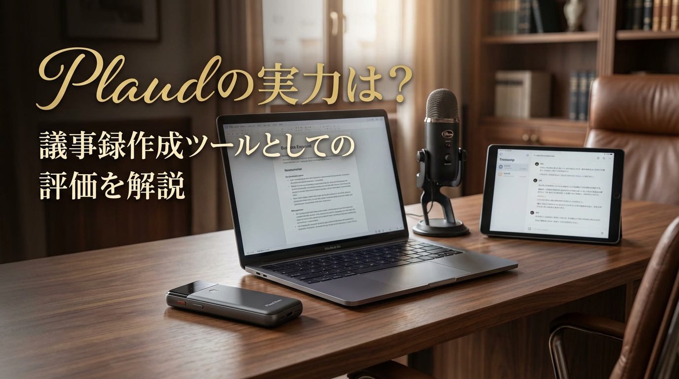 Plaudの実力は？議事録作成ツールとしての評価を解説