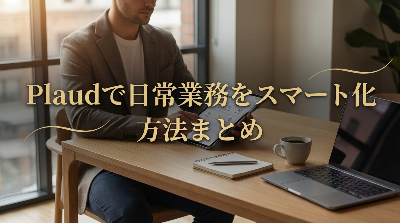 Plaudで日常業務をスマート化する方法まとめ