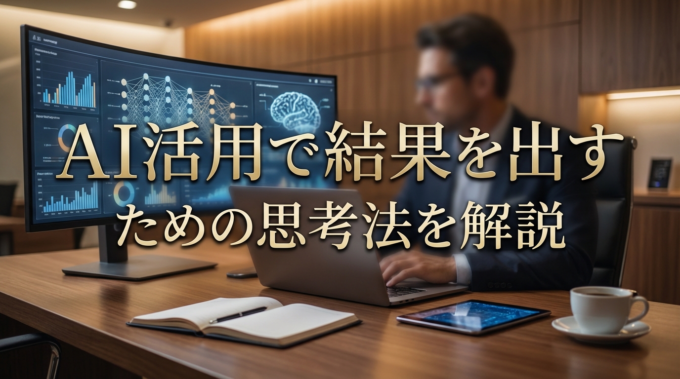 AI活用で結果を出すための思考法を解説