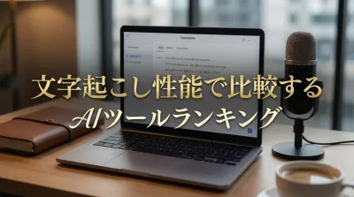 文字起こし性能で比較するAIツールランキング