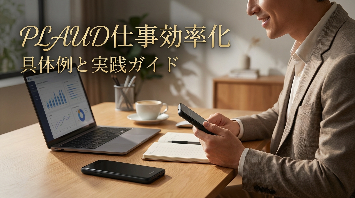 Plaudで仕事効率を改善するための具体例紹介