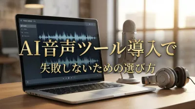 AI音声ツール導入で失敗しないための選び方