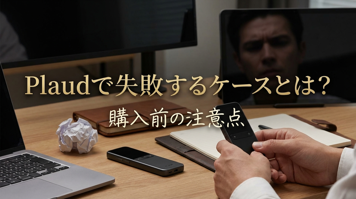 Plaudで失敗するケースとは？購入前の注意点