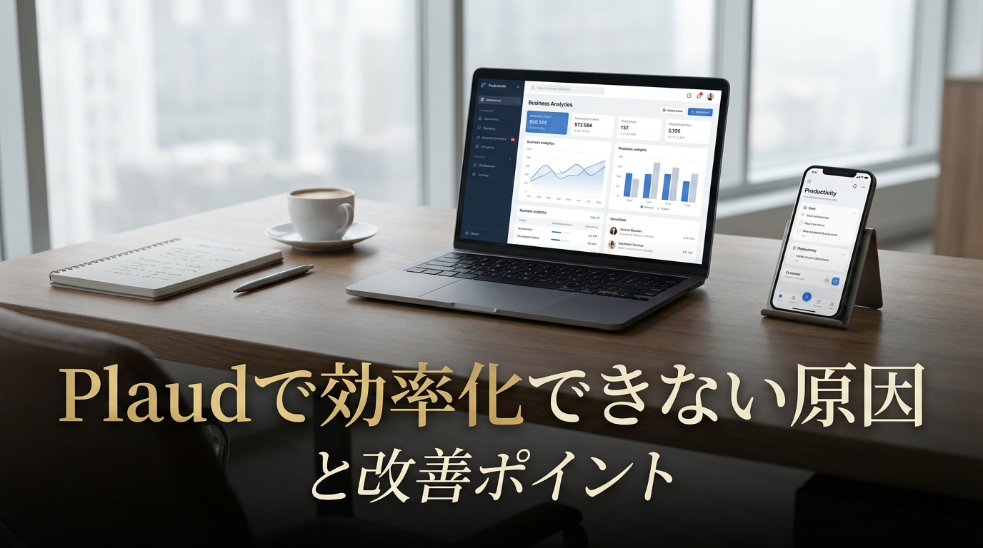 Plaudで効率化できない原因と改善ポイント