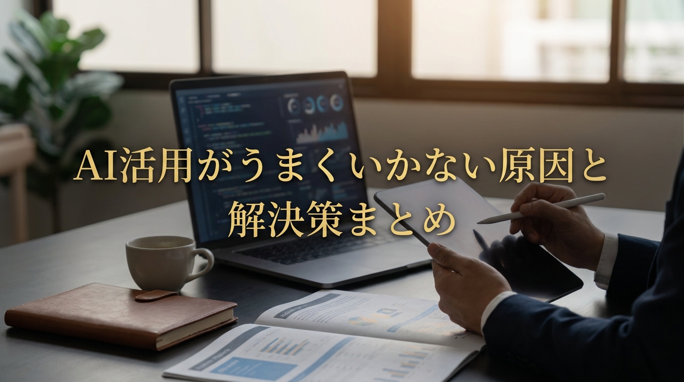 AI活用がうまくいかない原因と解決策まとめ