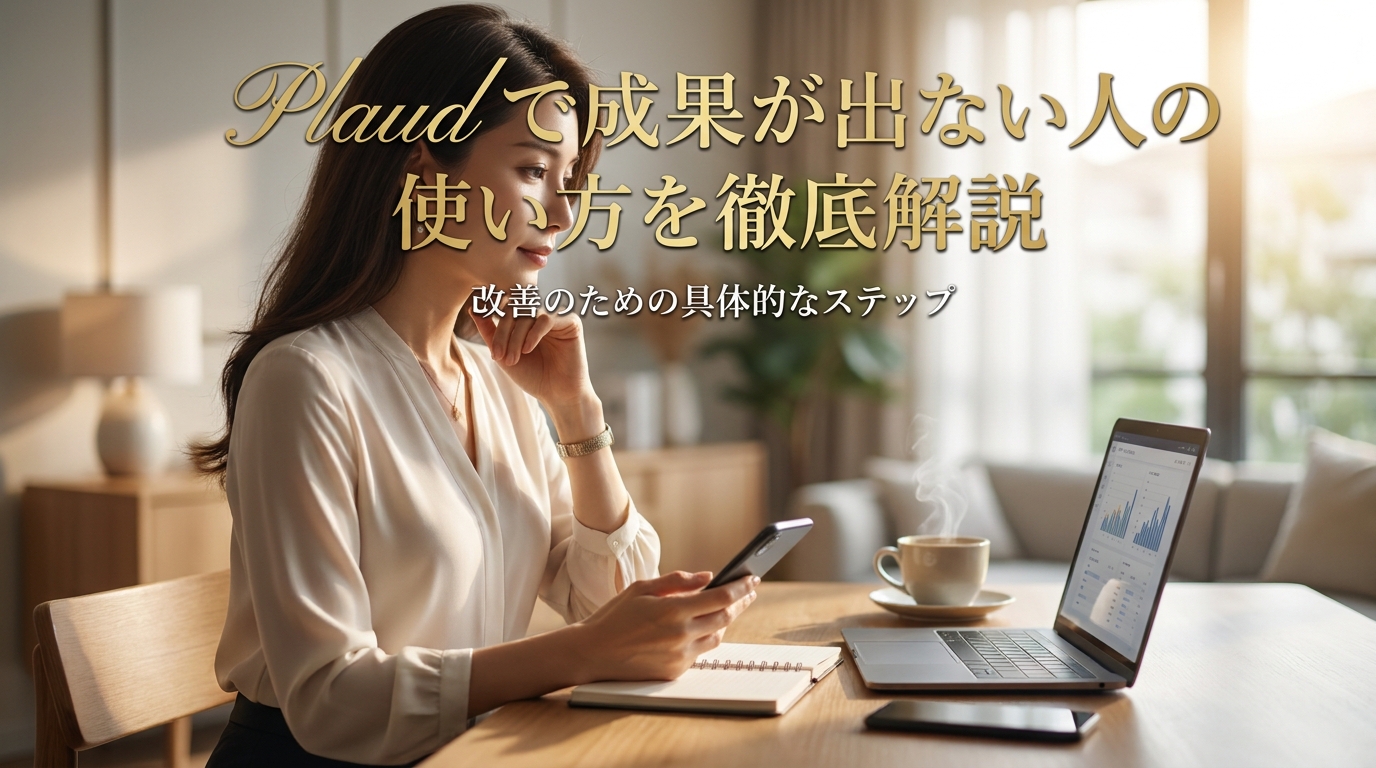 Plaudで成果が出ない人の使い方を徹底解説