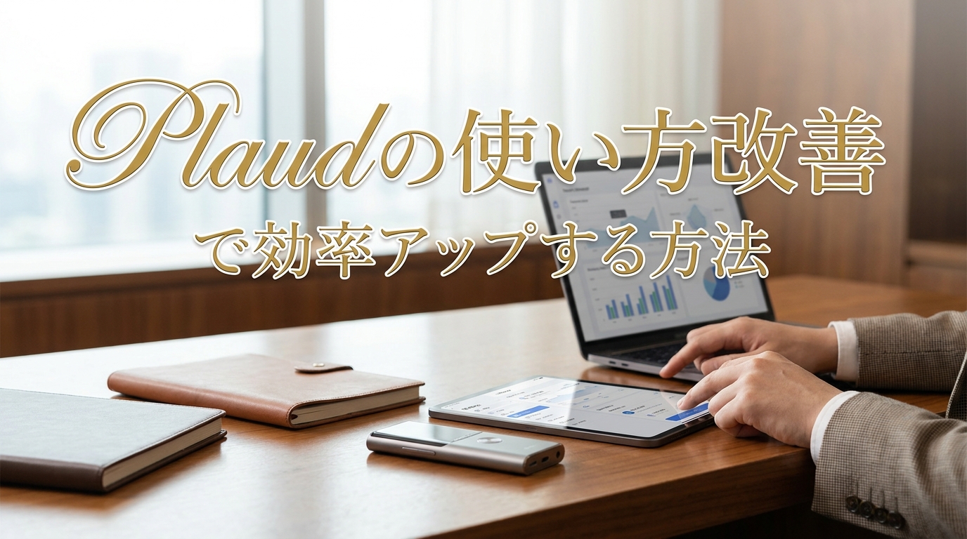 Plaudの使い方改善で効率アップする方法