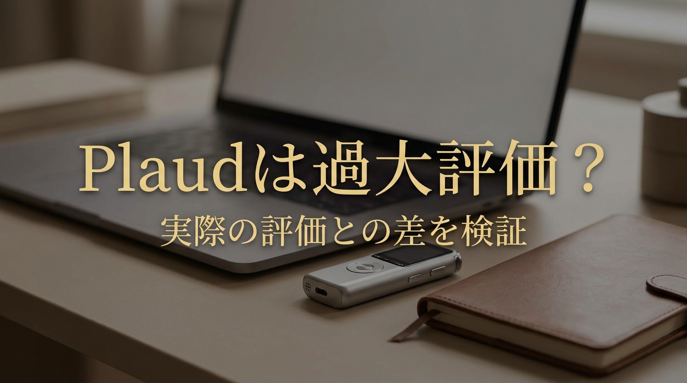 Plaudは過大評価？実際の評価との差を検証