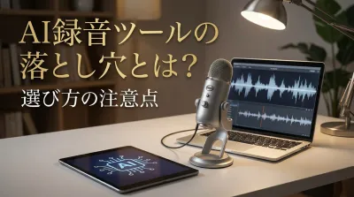 AI録音ツールの落とし穴とは？選び方の注意点