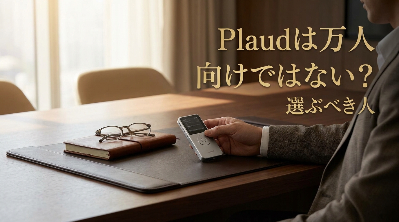 Plaudは万人向けではない？選ぶべき人とは