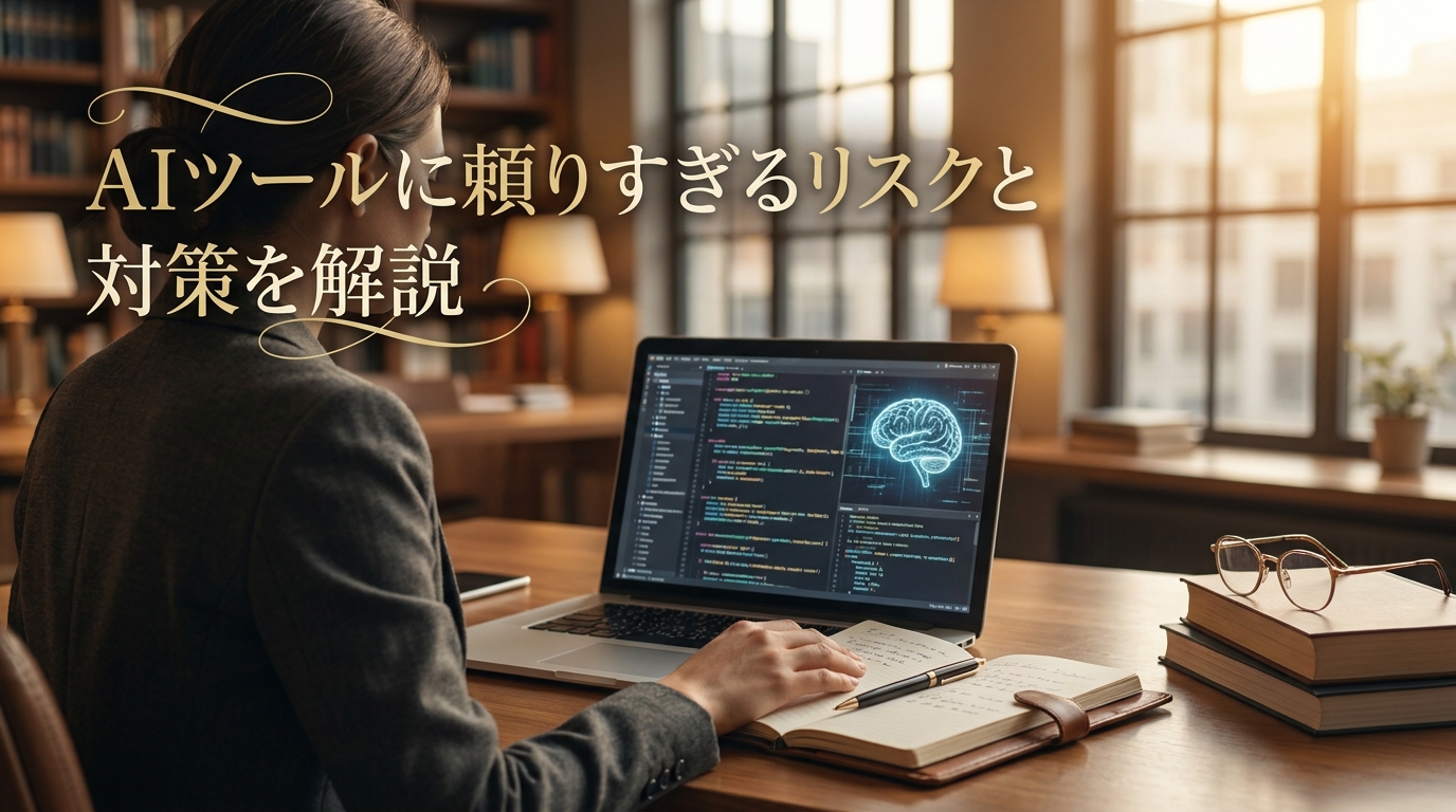 AIツールに頼りすぎるリスクと対策を解説