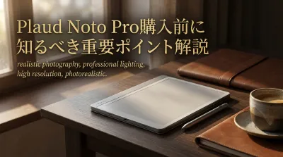 Plaud Noto Pro購入前に知るべき重要ポイント解説