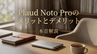 Plaud Noto Proのメリットとデメリット本音解説