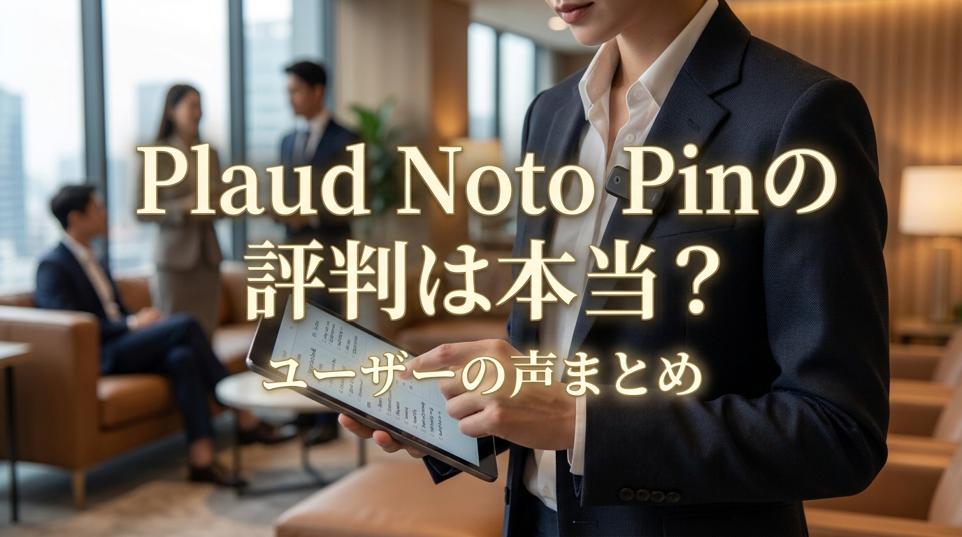 Plaud Noto Pinの評判は本当？ユーザーの声まとめ