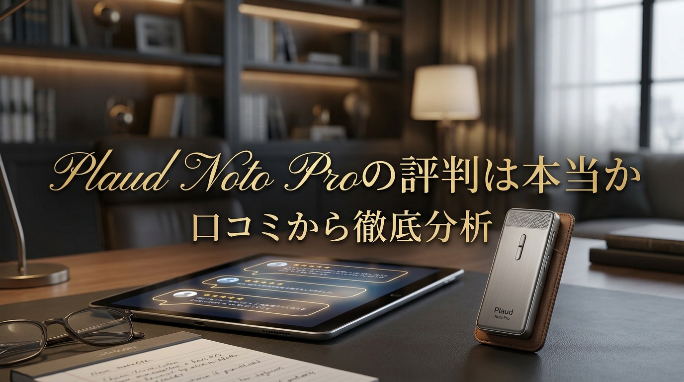 Plaud Noto Proの評判は本当か口コミから徹底分析