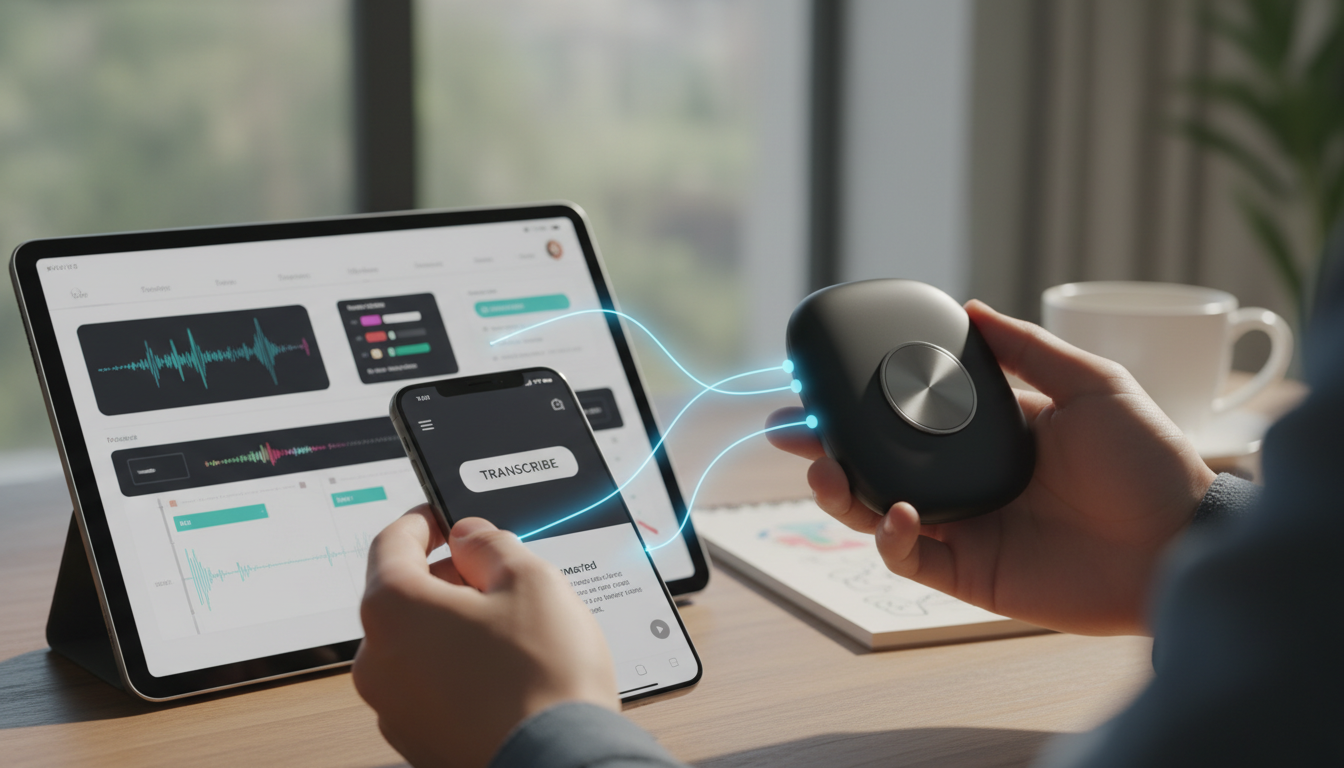 ワンタッチ録音から「数分で成果物」に変わる設計です