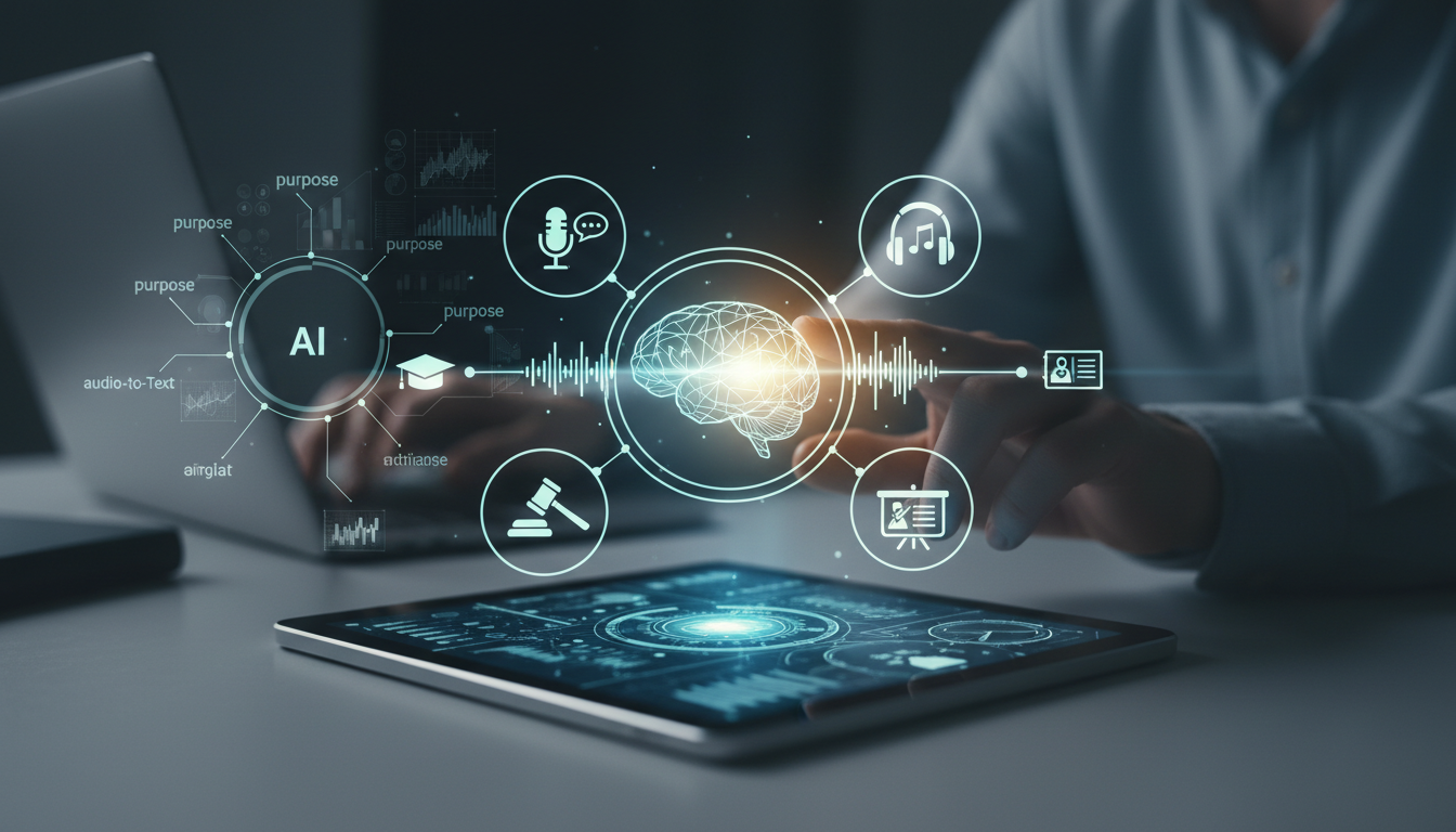 無料で使えるAI文字起こしツールは「目的別」に選ぶのが合理的です