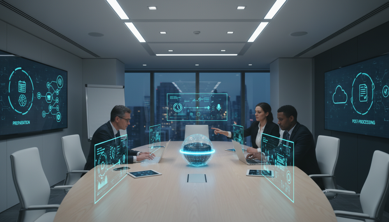 AIを会議の「準備・進行・後処理」に組み込むと、無駄が減りやすいです