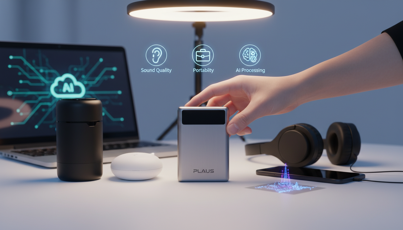 評判の良さが生まれる理由は「音質・携帯性・AI後処理」の組み合わせです