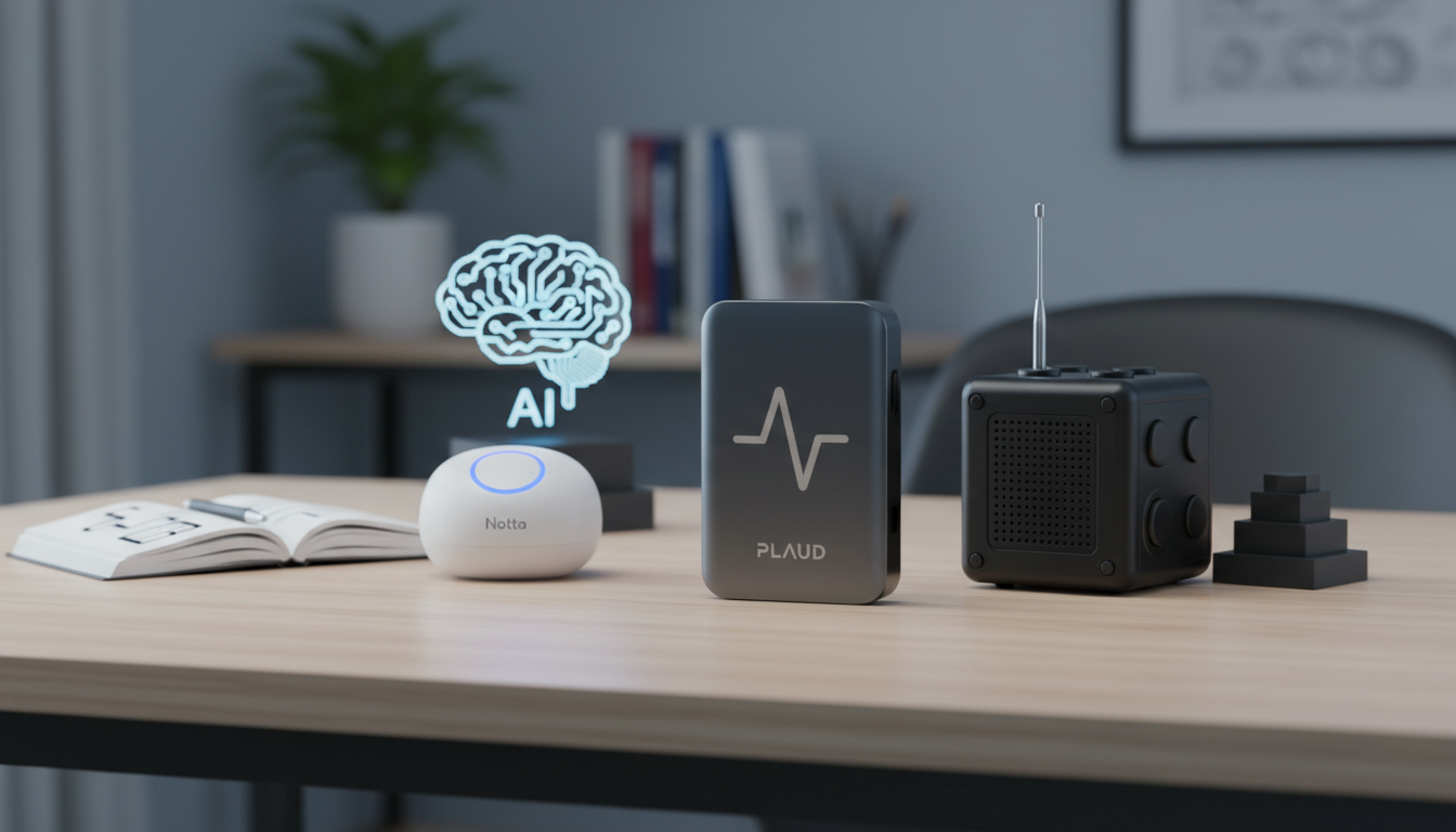 人気の中心はPLAUD、用途別にNottaやオフライン機が候補になります