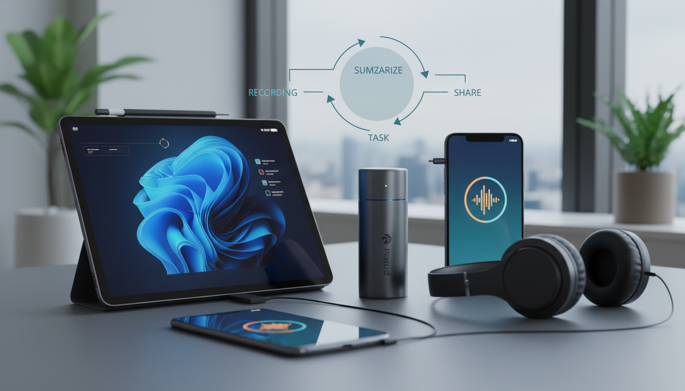 Plaudは「録音→要約→共有→タスク化」までを一本化すると効率が上がります