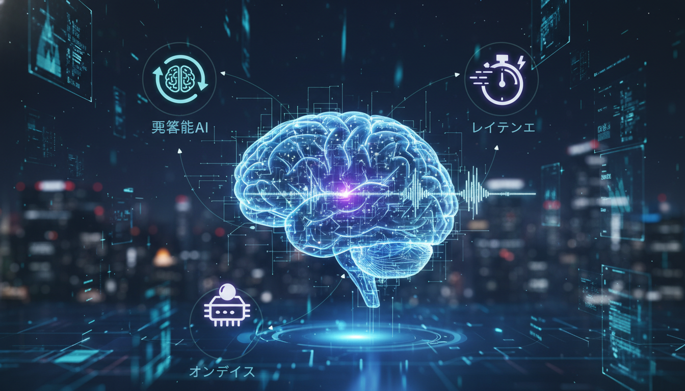 2026年の選定軸は「再構成AI」「レイテンシ」「オンデバイス」