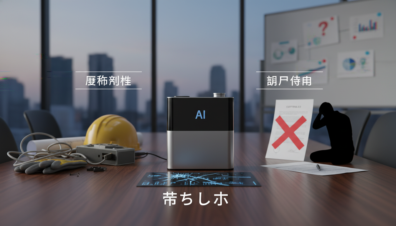 落とし穴が起きる背景は「現場条件」と「導入目的」にあります