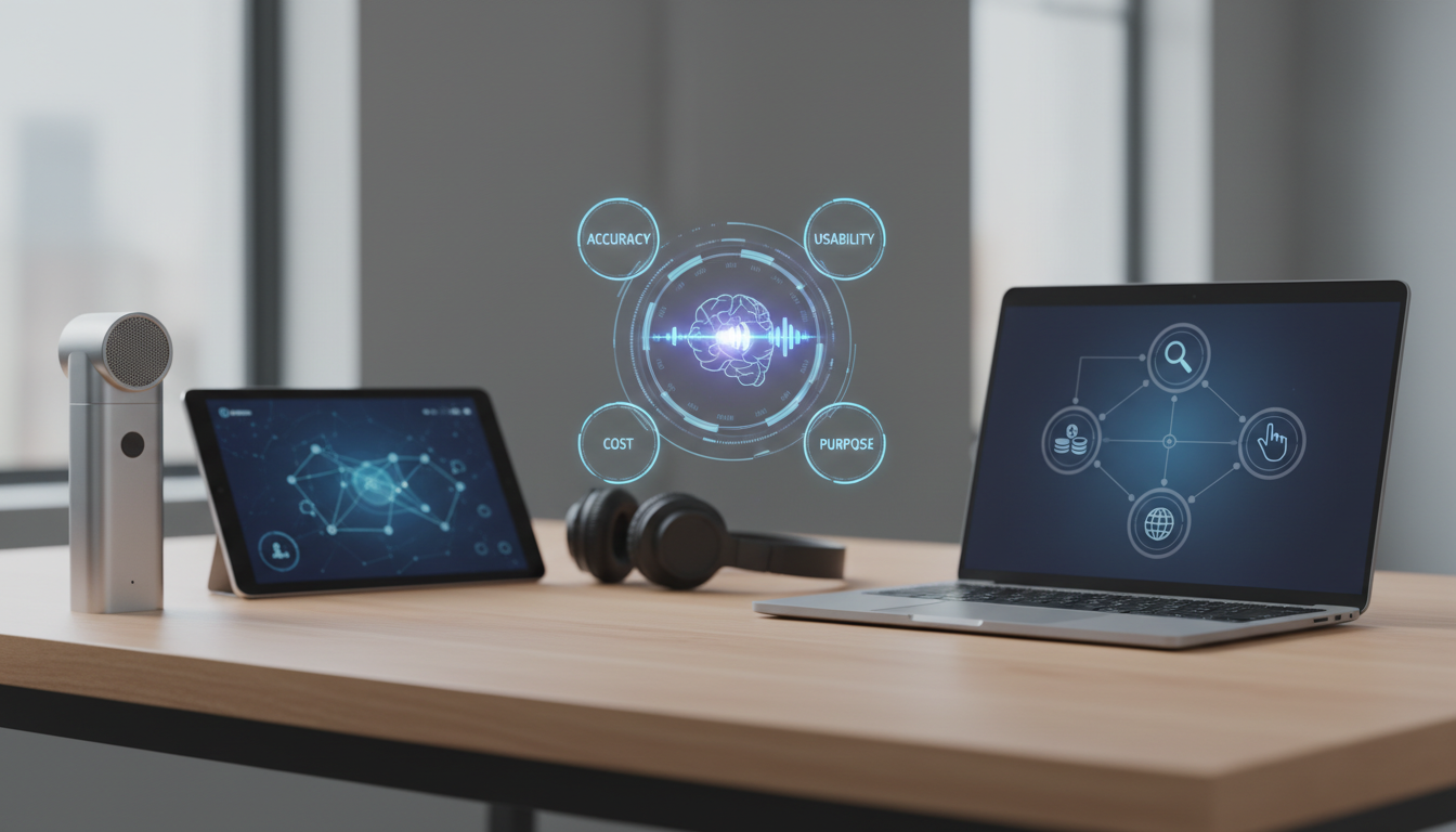 初心者は「精度・操作性・料金・用途」の4点を軸に選ぶのが現実的です