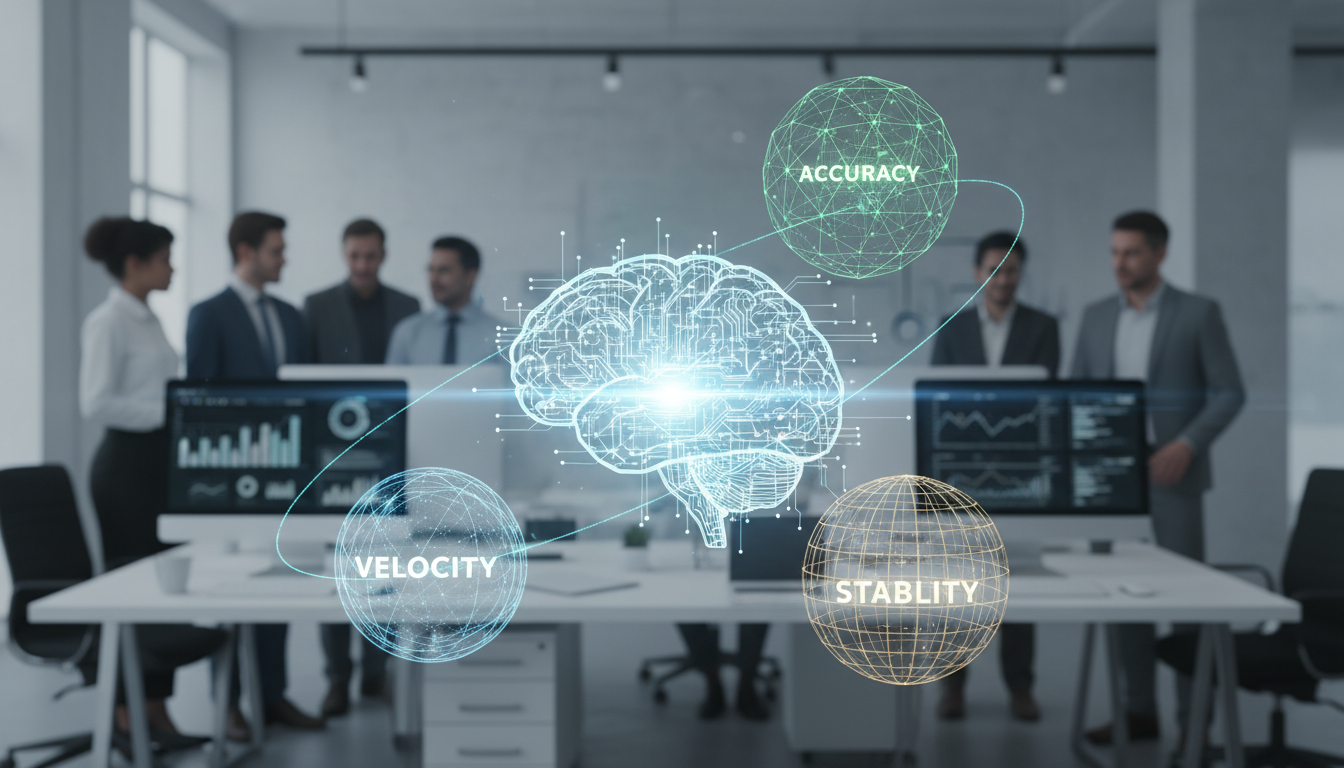 業務効率が上がる理由は「速度・精度・安定性」にあります
