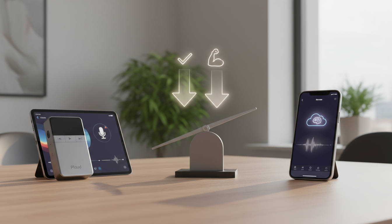 便利さを分けるのは「録音の確実性」と「AI整理の強さ」です