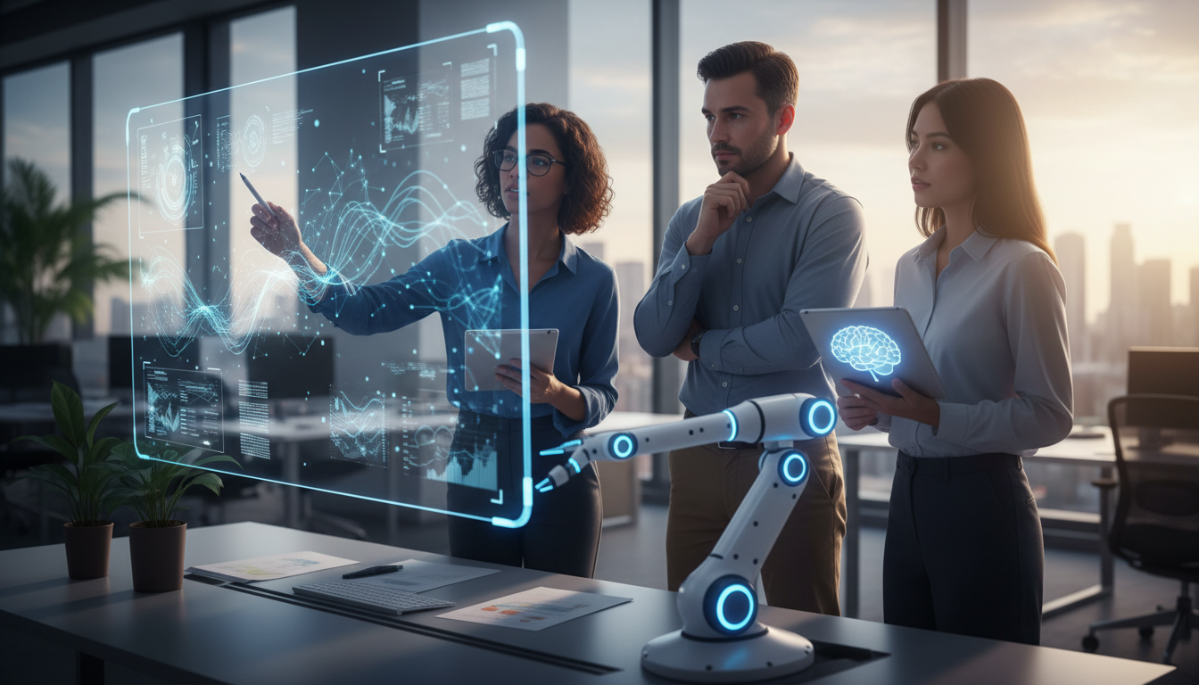 AI導入が検討される理由は「人手不足」と「知的作業の変化」です